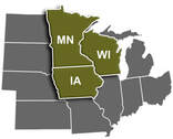 Hess Home Inspection works with clients in Wisconsin, Minnesota, and Iowa.